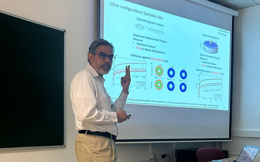 Visit of Professor Kaushik Bhattacharya (California Institute of Technology)